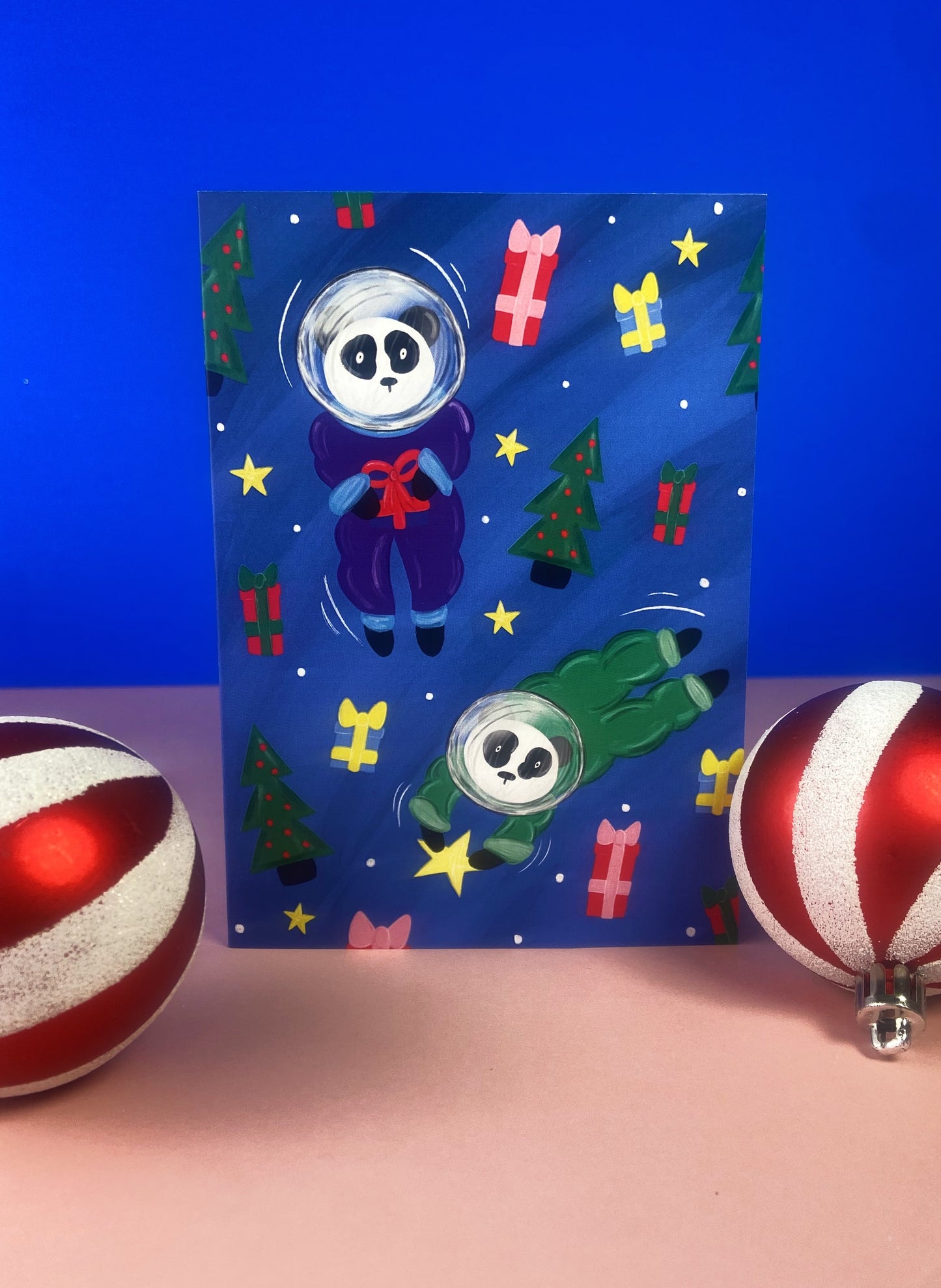Space Panda's Christmas Card