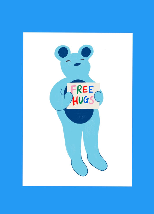 Bear Free Hugs Print