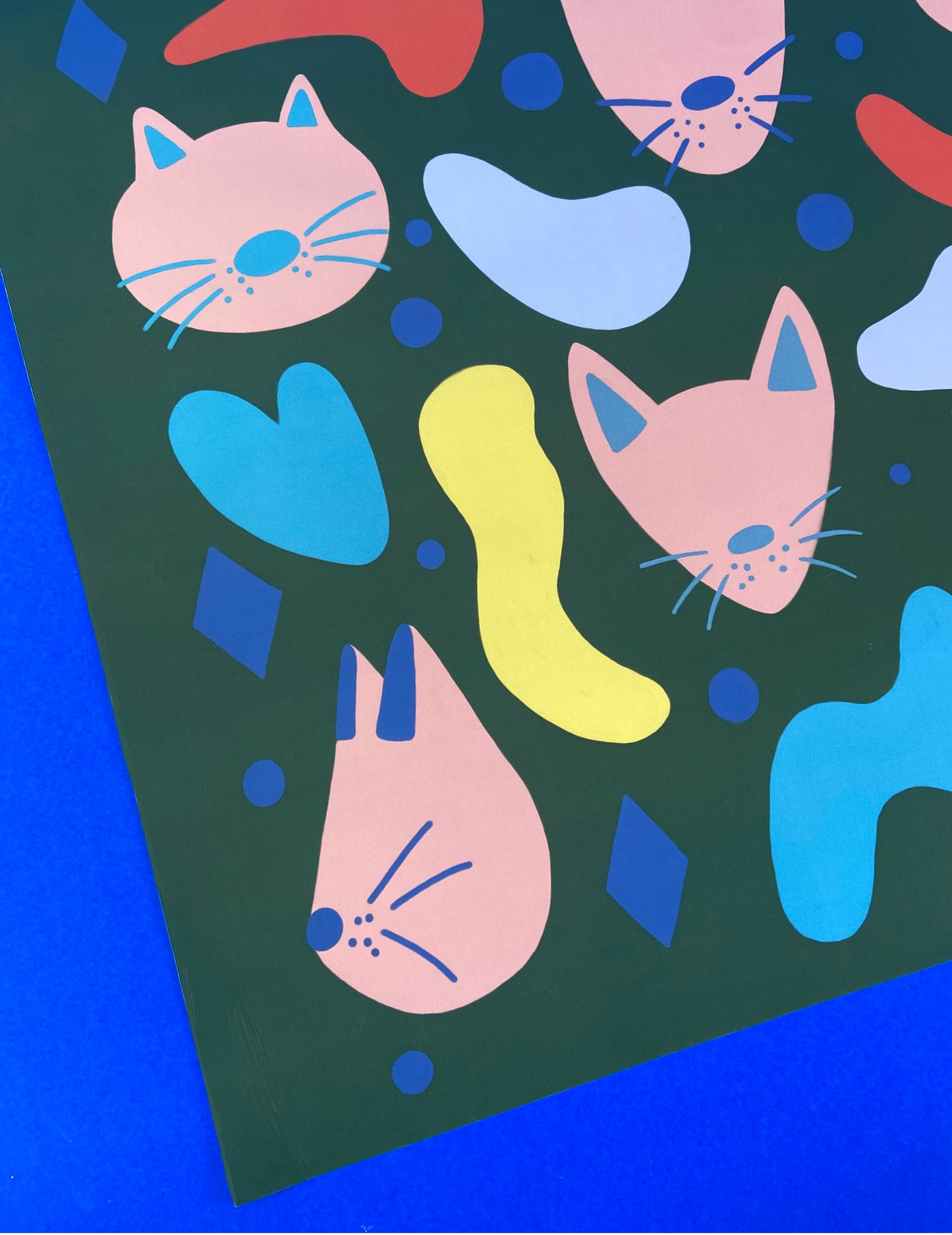 Illustrated Cats Gift Wrap Service