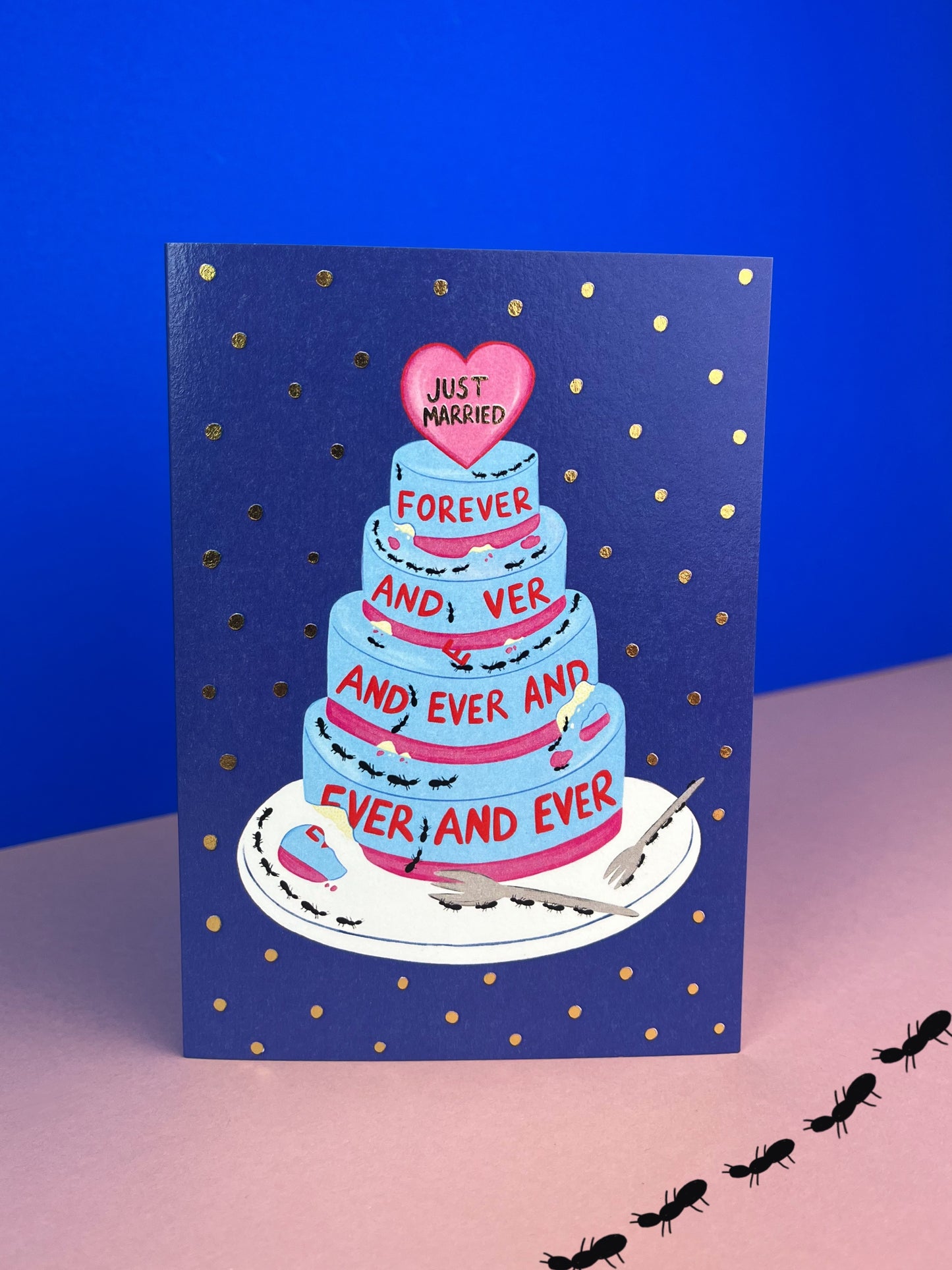 Wedding Cake Ant Invasion Card