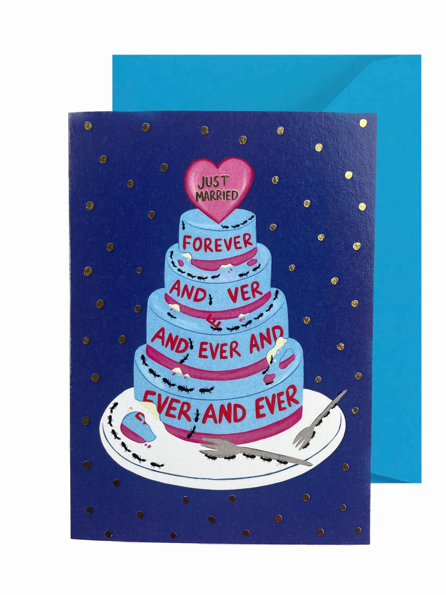 Wedding Cake Ant Invasion Card