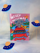 Load image into Gallery viewer, ET Colourful Christmas Jumper Card
