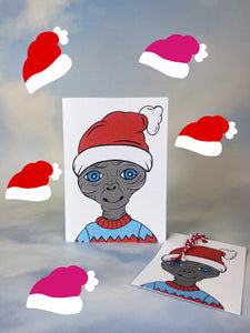 ET Christmas Jumper Card & Tag