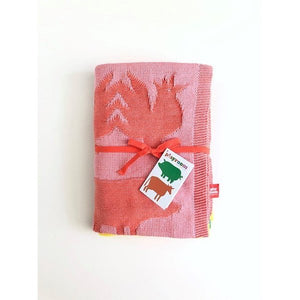 Coral Cotton Baby and Toddler Blanket