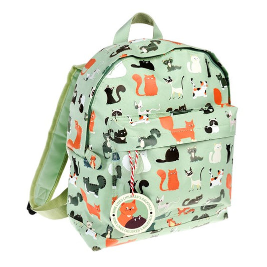 Colourful Cat Children's Backpack