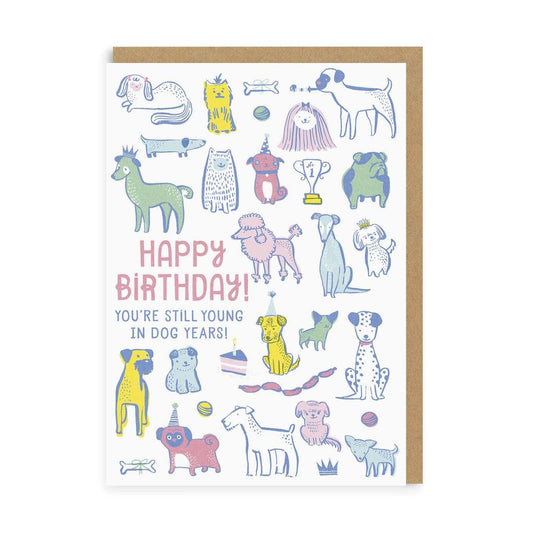 You're Still Young In Dog Years, Birthday Card