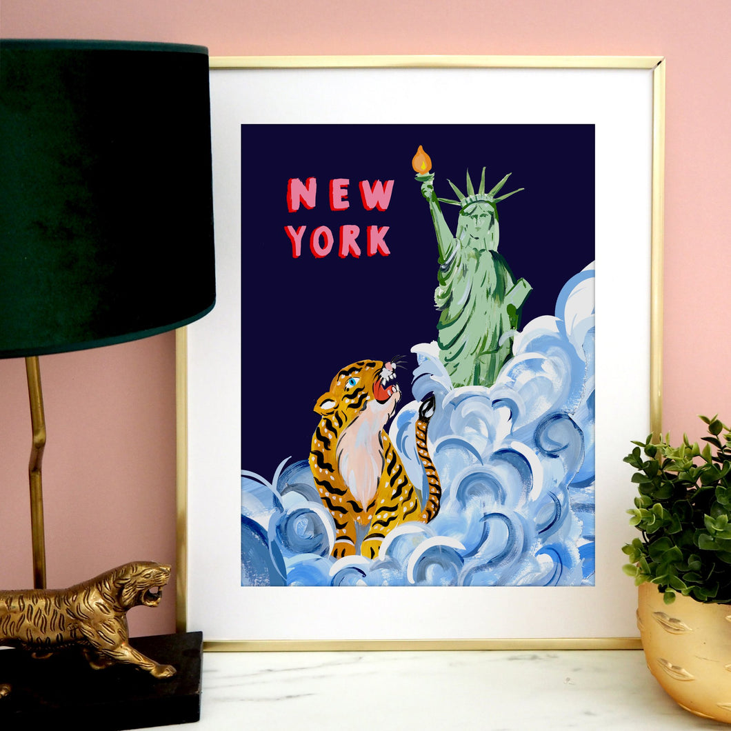 New York & Tiger,  Print
