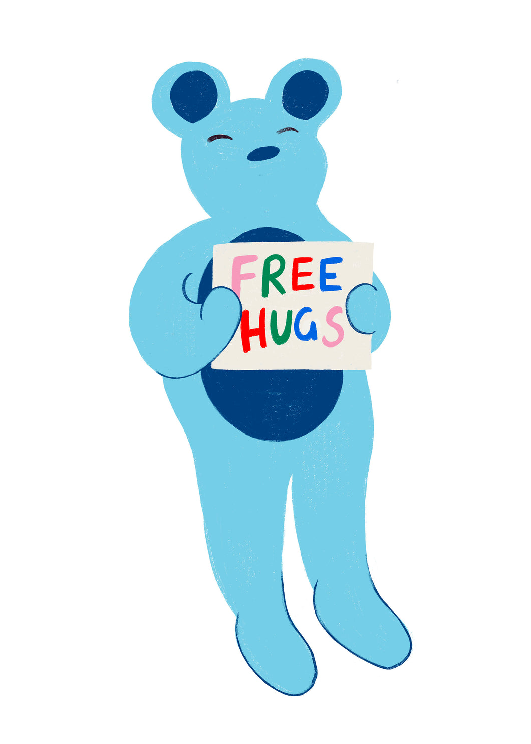 Bear Free Hugs Print