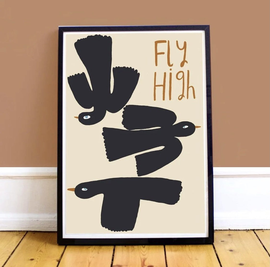 Fly High Birds Print